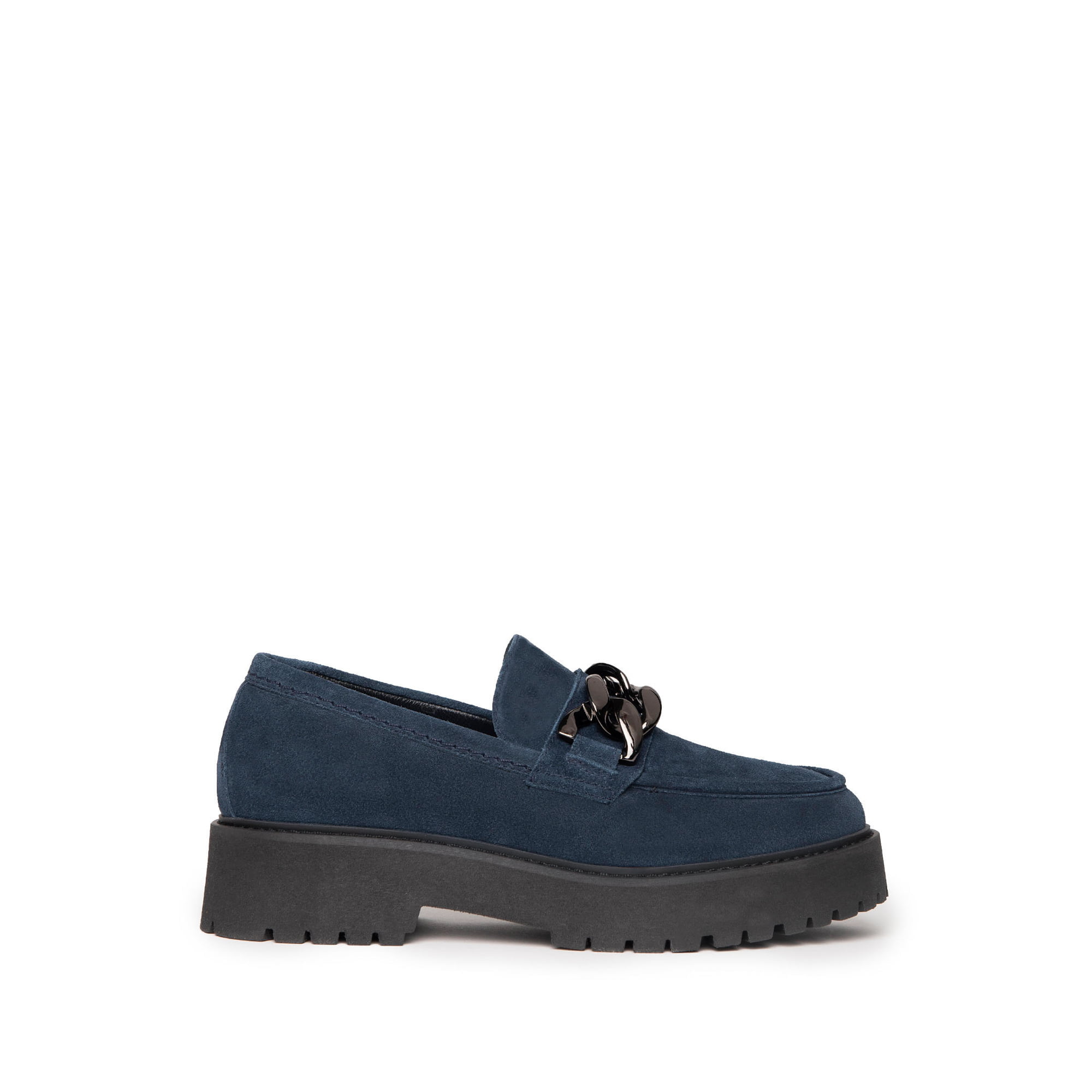 NeroGiardini Womens Chunky Loafer - Navy - Gillanders.ie Town & Country ...